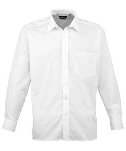 Long sleeve poplin shirt - ,