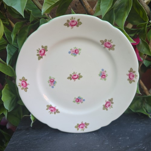 Vintage shelley rosebud pink - vintage,