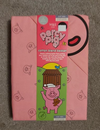 Percy pig cot bed duvet - percy,
