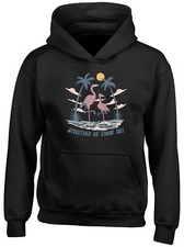Flamingo Kids Hoodie Together we stand Tall Boys Girls Gift Top