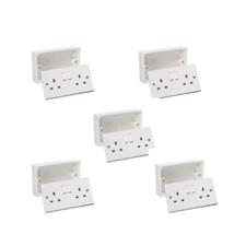 5 x Double Wall Socket Set &