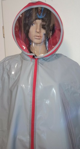 Pvc rain cape paint rubber - cape,