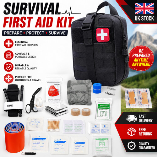 First aid kit 151pc trauma - first,