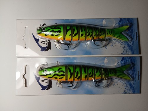 Pike perch fishing lures x2 - &,
