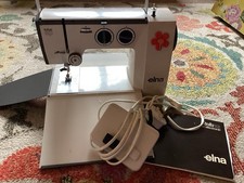 Elna Lotus ZZ Portable Electric Sewing Machine Circa 1975 Very Good Condition
