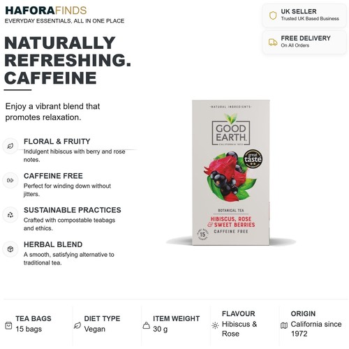 Caffeine free hibiscus - free,