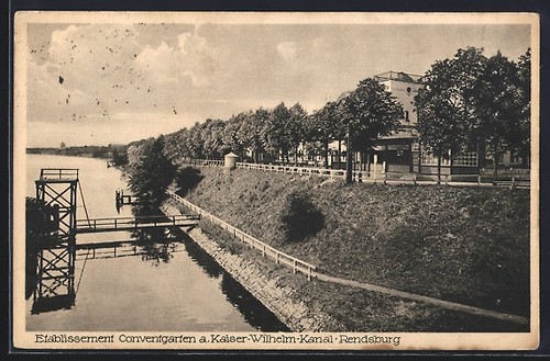 Postcard rendsburg convent - rendsburg,,