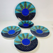 Habitat Soleil Japan Plate Set -  Dinner And Side Plates  - Good Used Condition
