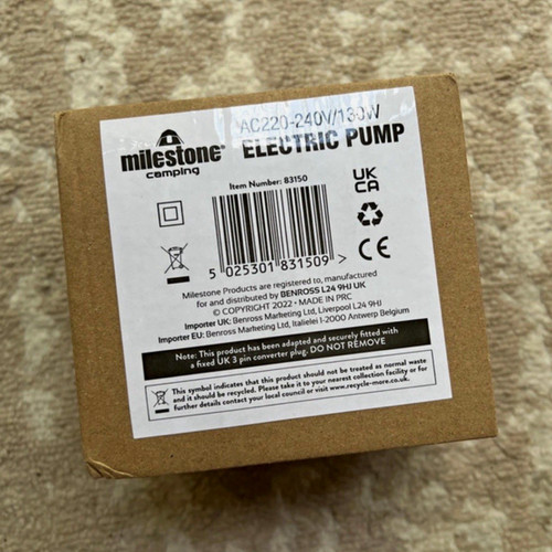 Milestone camping electric air - electric,