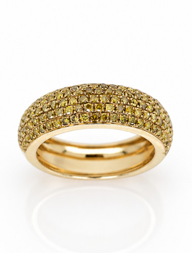 14k yellow gold canary diamond - yellow,