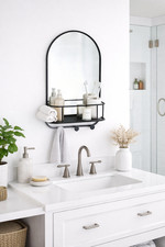 Bathroom Mirror with Metal
