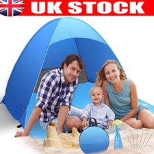 Pop Up Tent 2-3 Man Person Family Tent Outdoor Camping Beach Automatic Shelter