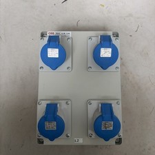 32A Commando Socket 4 Gang