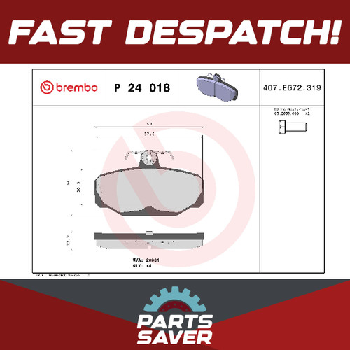 Brake pads set - brake,