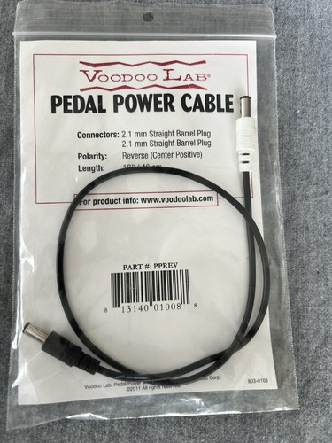 Voodoo lab pedal power cable - voodoo,