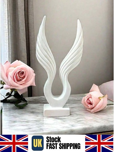 White angel wings sculpture - angel,