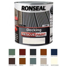 RONSEAL DECKING RESCUE PAINT VARIOUS COLOURS 2.5 LITRE TINS