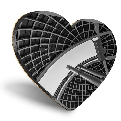 Heart mdf coasters - mdf,
