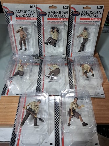 American diorama figure - 1/18,