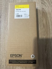 GENUINE EPSON T8244 Yellow cartridge 350ml SC-P9000/8000/7000/6000 ink date 2020
