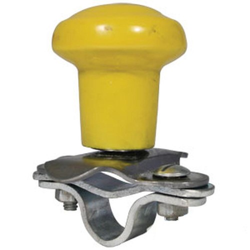 Yellow steering wheel - yellow,