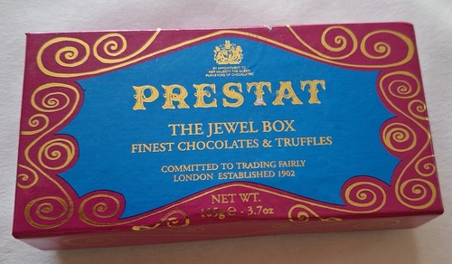 Empty prestat chocolate - chocolate, box