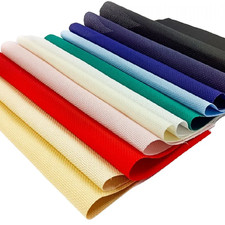 BLACK AIDA 14 COUNT CROSS STITCH FABRIC MATERIAL 100% COTTON COLOUR