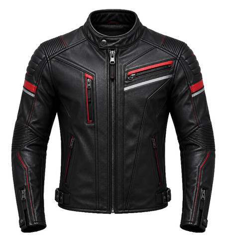 Men black genuine leather - black,