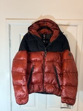 Mens Replay Puffer Jacket Ruby