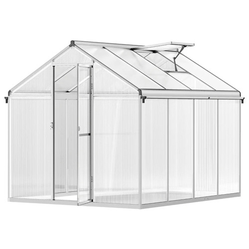 8x6ft aluminium greenhouse - 8x6ft,