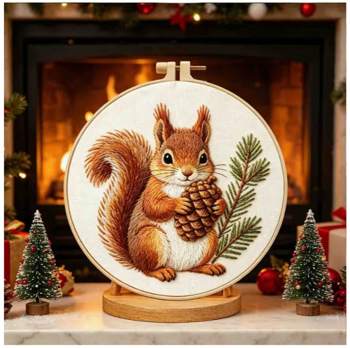 Embroidery hoop kit 20cm - embroidery,