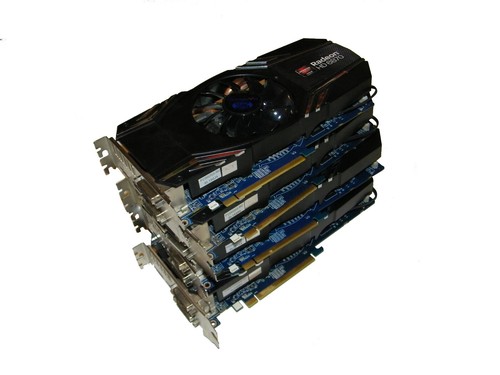 Assortment graphics cards ati - assortment,