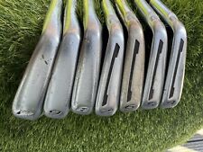 NICE SET OF TAYLORMADE TOUR PREFERRED MC GOLF IRONS WITH KBS STIFF SHAFTS. 4-PW