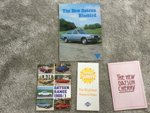 Job lot datsun brochures - datsun,