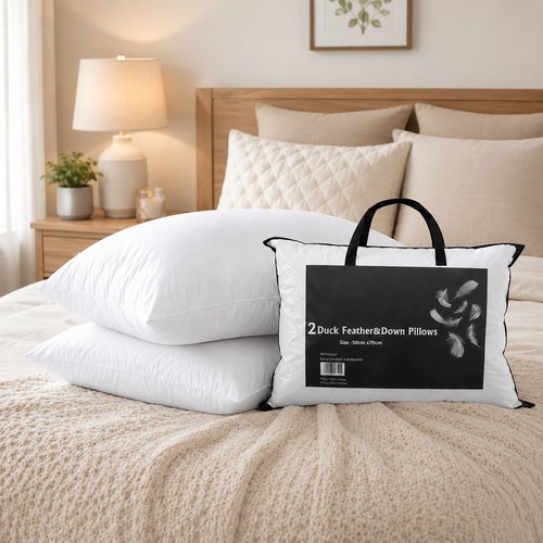 Duck feather down pillows - &,