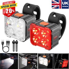 2x Mountain Bike Lights USB