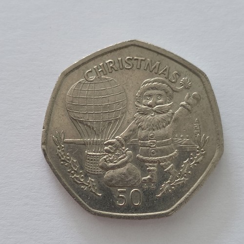 1994 gibraltar christmas 50p - 1994,