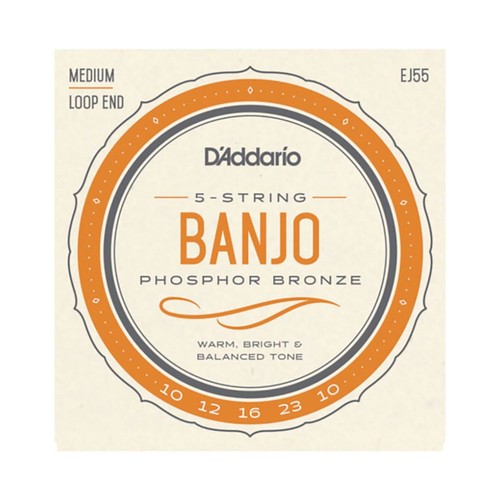 Banjo strings addario ej55 - banjo, d'addario