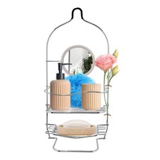 Chrome Bathroom Storage