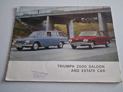 Triumph 2000 saloon estate - saloon, &