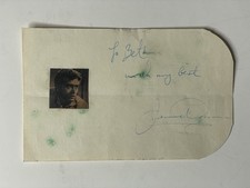 JAMES DEAN 1954 AUTOGRAPH