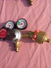 MUREX SAFFIRE SERIES 1 Acetylene A-1-5 regulator with flashback arrestor - USED