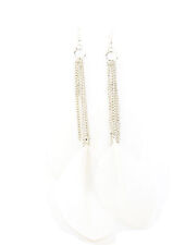 Absolutely Stunningly Feather Long Swing Earrings Festival Party Various Colours