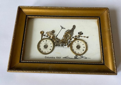 Framed with antique mondaine - framed,