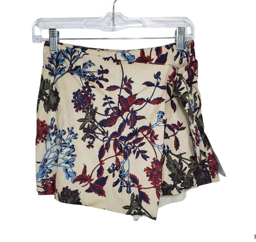 Zara floral print faux - faux, suede