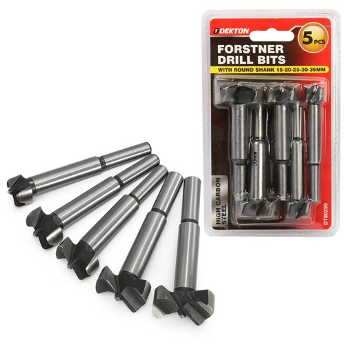 Dekton 5pc forstner drill bit - 5pc,