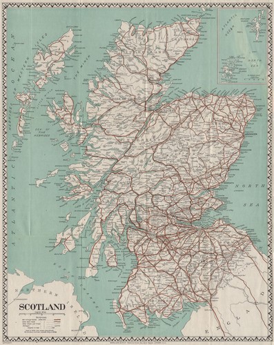 Scotland main roads - scotland,