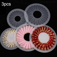 Homyl 3 Pieces Ribbon Rosette Brooch Ribbon Flower Making Tool Sewing Crafts