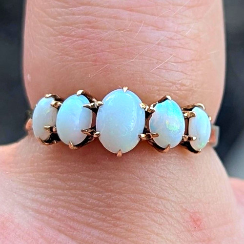 Victorian opal cabochon - victorian, 5