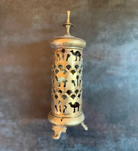 Vintage brass incense burner - incense,